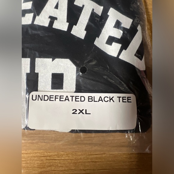Anti Social Social Club X Undefeated "Club Undefeated" Tee Black 100% authentic - Picture 5 of 6